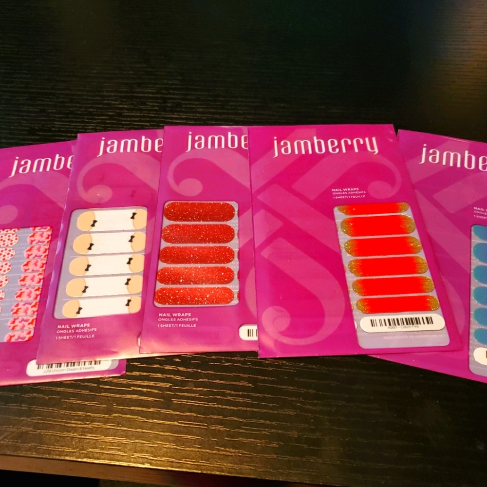 5 Jamberry sets, New